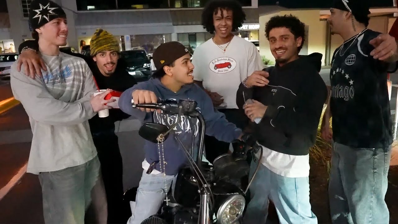 Cristian Andres Steals A Fans Motorcycle