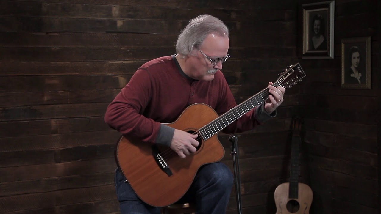 Randy Wimer - Bourgeois OMSC Fingerstyle Custom - Redwood & Cocobolo