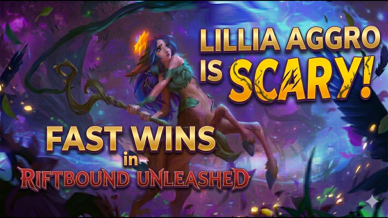 Lillia AGGRO is Scary! | Fast Wins in Riftbound Unleashed