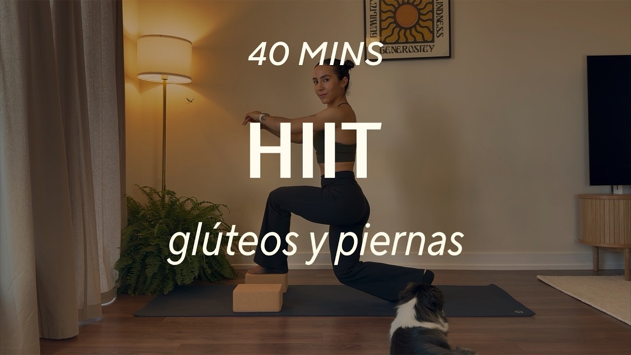 Clase de HIIT Glúteos y Piernas | 40 mins