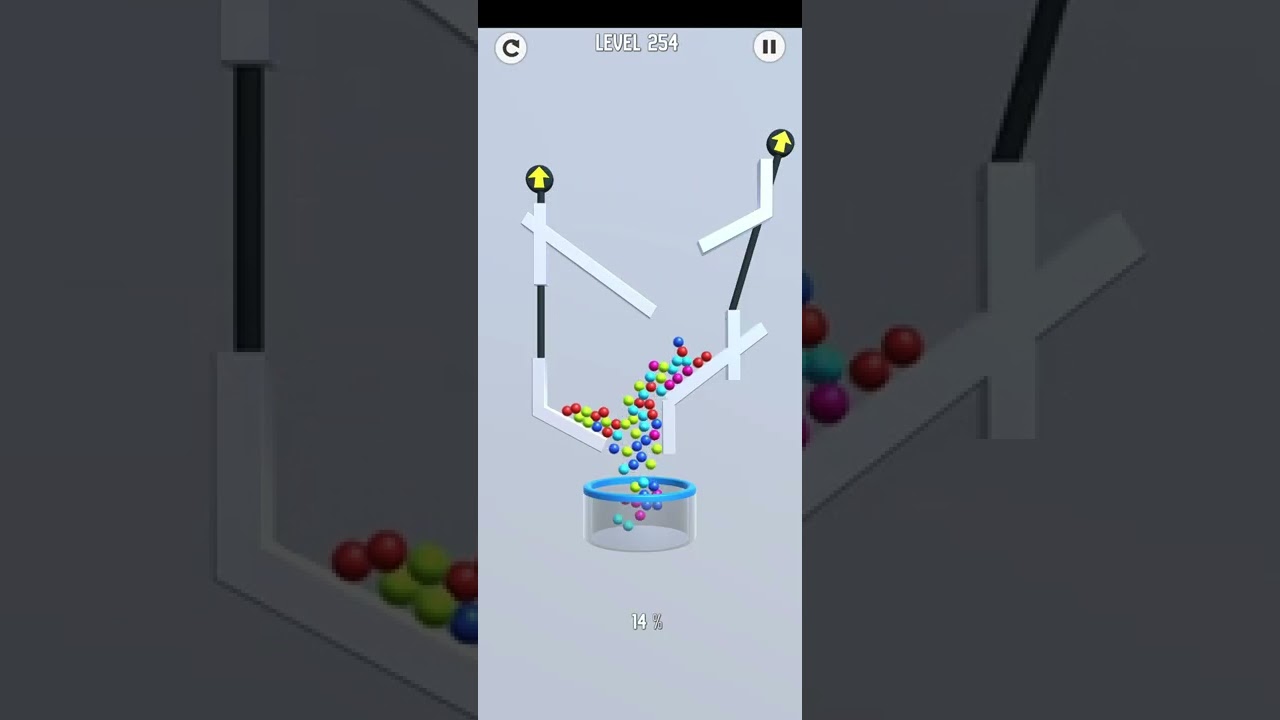 Pin Pull Ball Rescue  - All Levels Gameplay New UPdate Android,ios  Shorts # 254