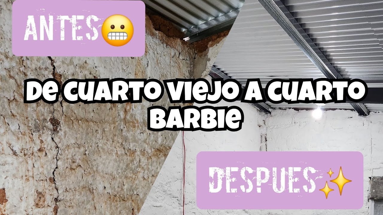 Un ROOM de casi 40 años terminó como Barbie dream 💗” | Remodelación extrema (1 parte)