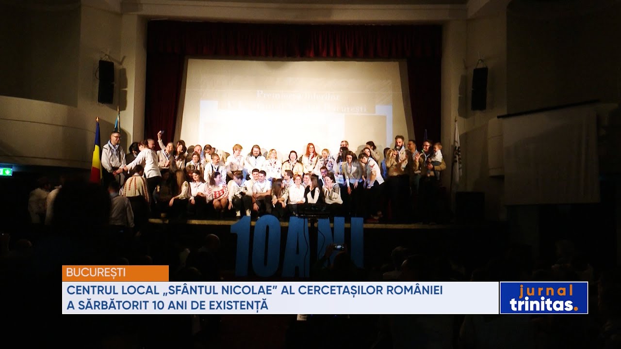 Centrul local „Sfântul Nicolae” al Cercetașilor României a sărbătorit 10 ani de existență