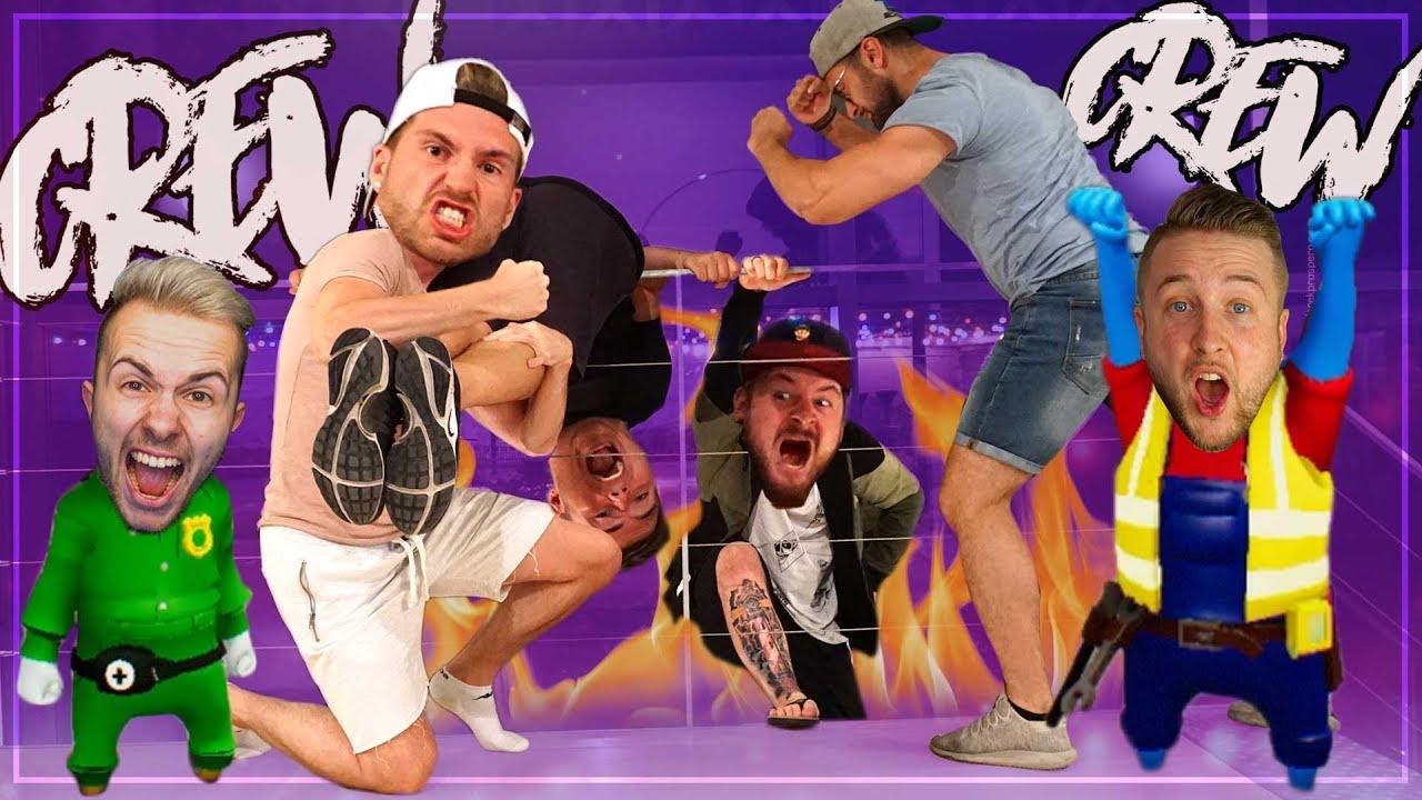 Crew SCHLÄGEREI in Belgien😱😂Gang Beasts ESKALATION !