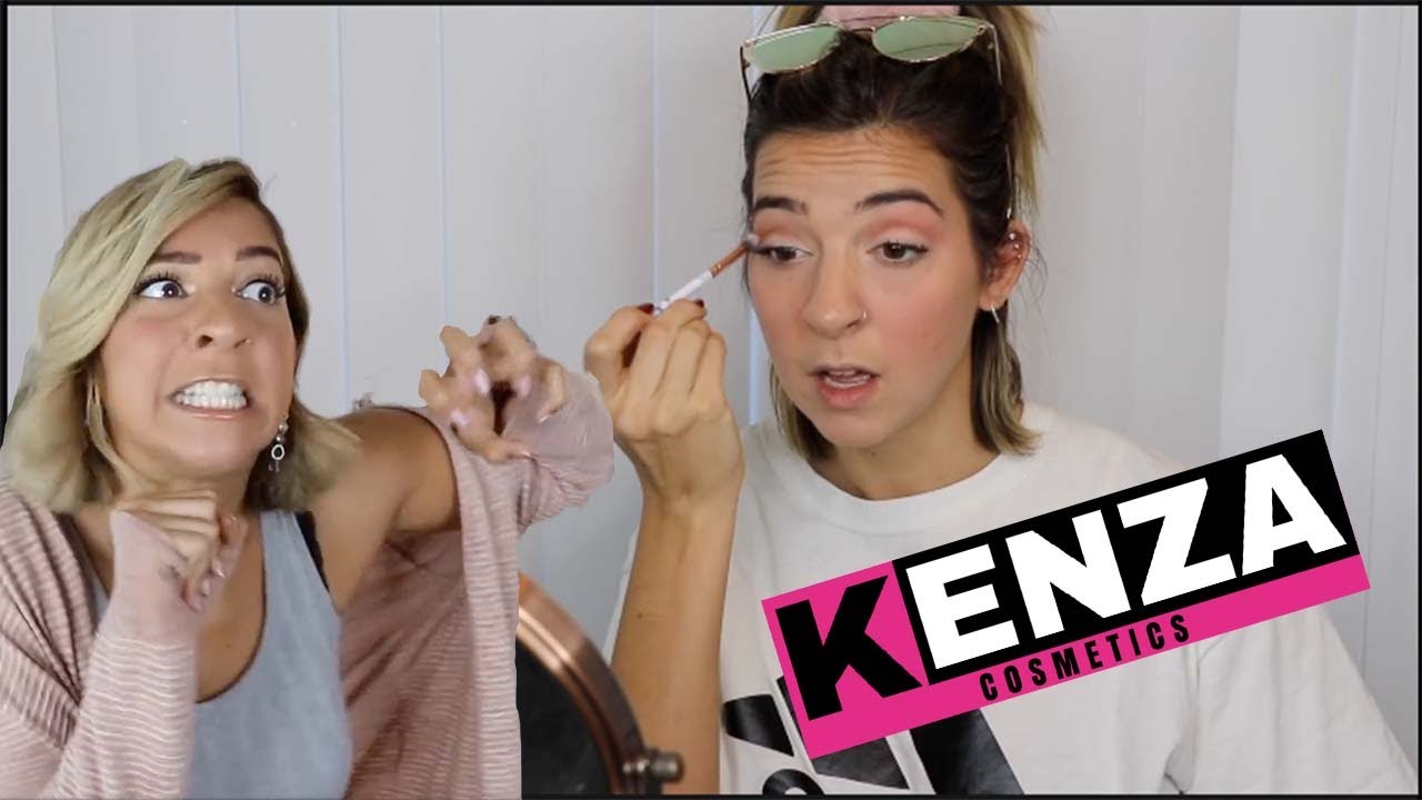 Gabbie Hanna Reacting to Her Own Kenza Cosmetics Video