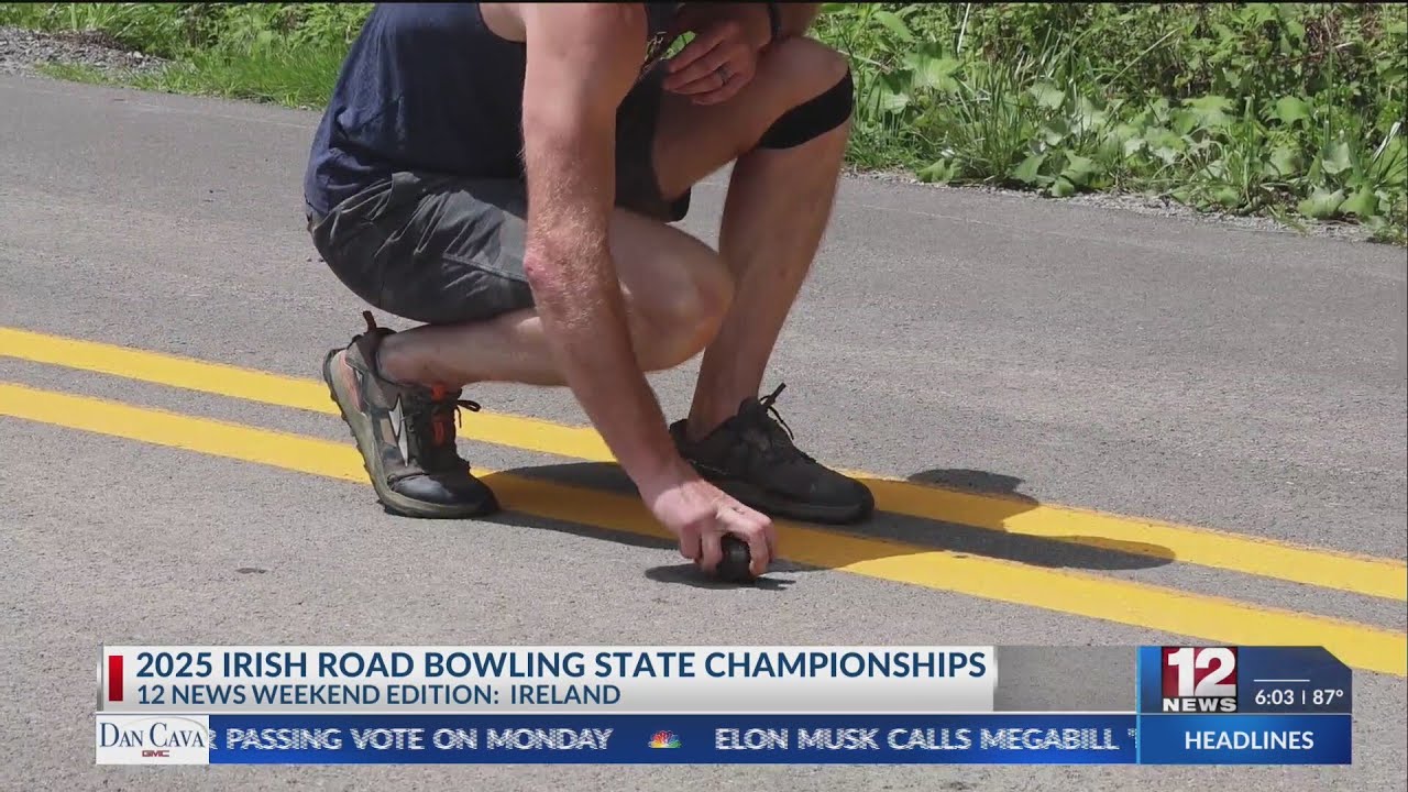 Irish Road Bowling Championship held in Ireland, West Virginia