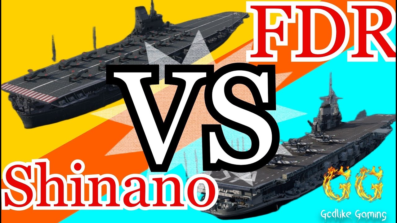 FDR vs Shinano - Who comes on top |World of Warships| comparison review