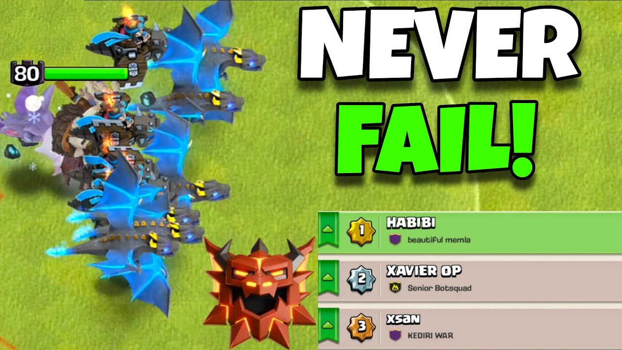 This Dragon Spam Army is UNSTOPPABLE in Legend League! Best Th18 Attack strategy in Coc 