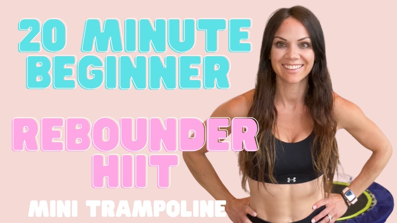 20 Minute HIIT Style Rebounder || Mini Trampoline Workout for Beginners
