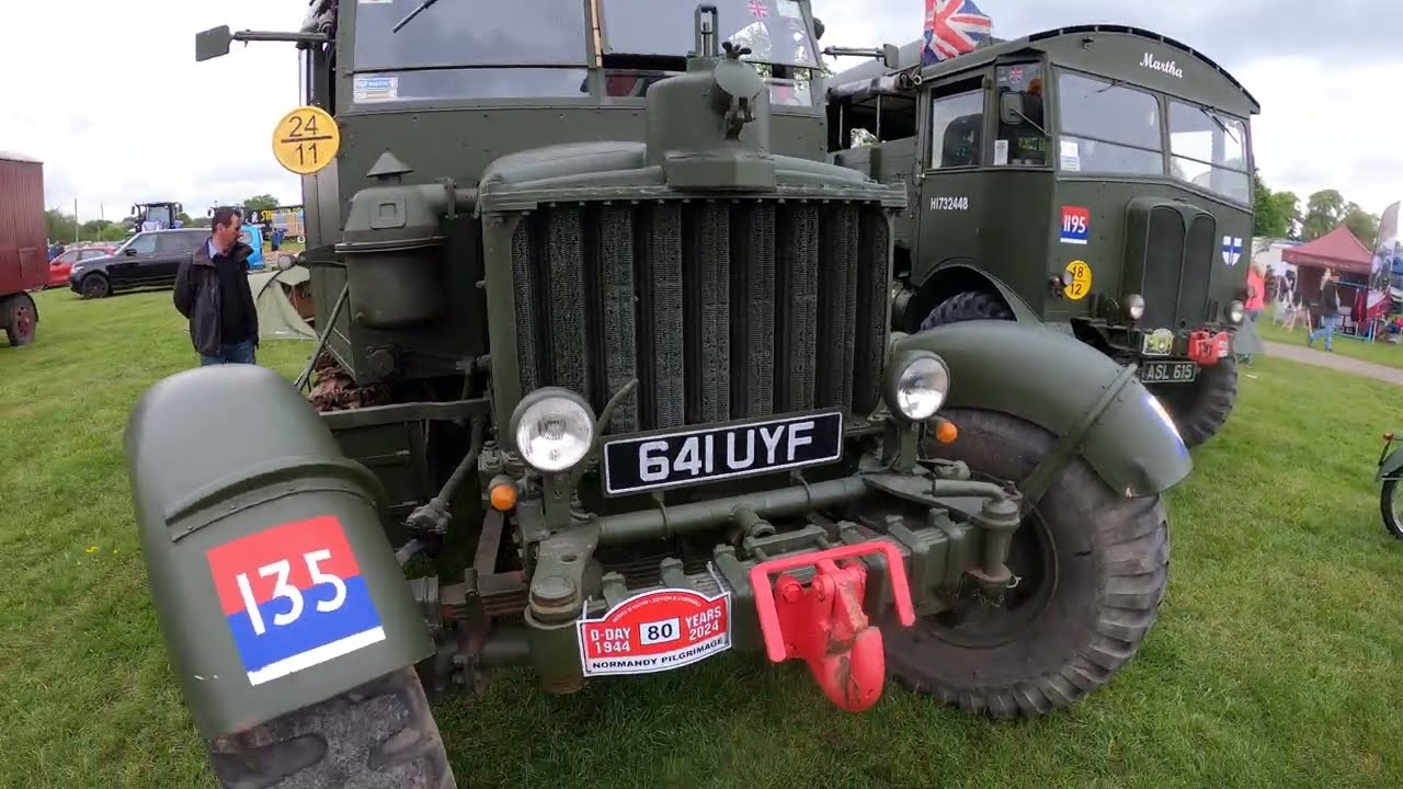 1954 Scammell Pioneer R100 6WD Gardner 6LW 8.37 Litre 6-Cyl Diesel Truck 641UYF Shropshire Show 2025