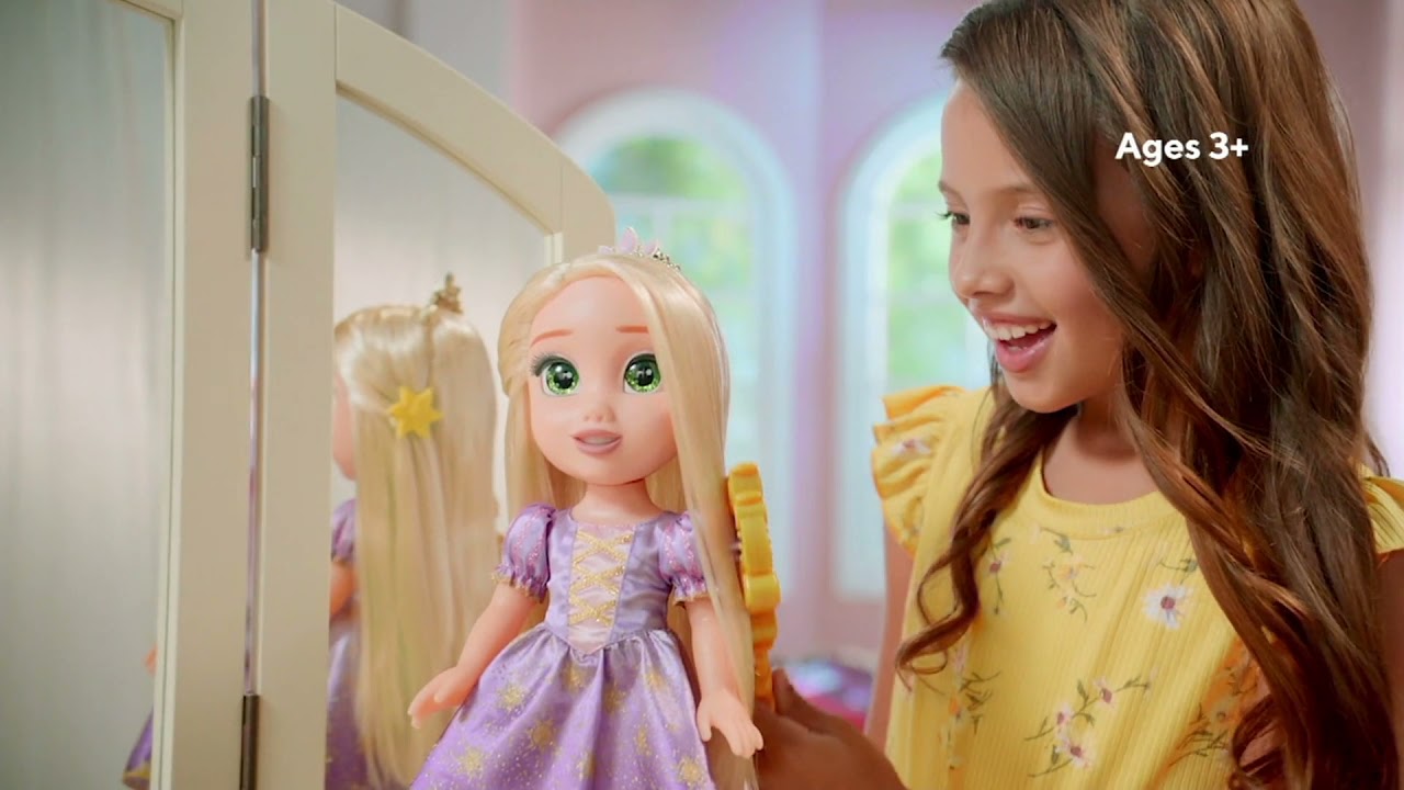 Disney Princess Magic in Motion Rapunzel Doll on QVC