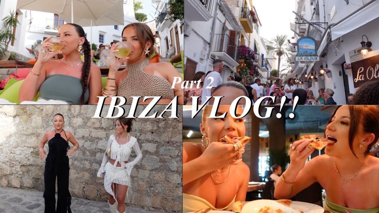 Ibiza Vlog part 2!! Ibiza Old Town🌸✨🐚🧚🏼‍♀️| Immie and Kirra