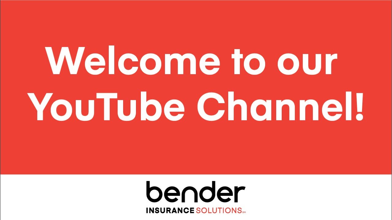 Welcome to the Bender Insurance Solutions YouTube Channel!