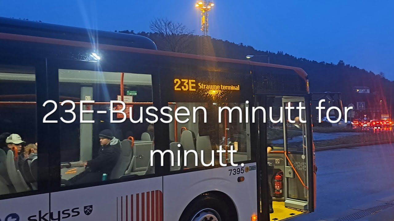 23E-Bussen minutt for minutt. 🇧🇻