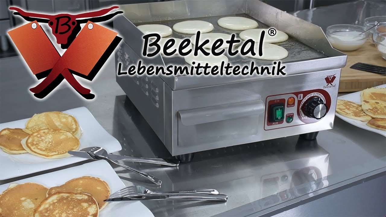 Beeketal Gastro Grillplatte Grill Bratplatte Br&auml;ter Griddleplatte Griddle - BHGP-1