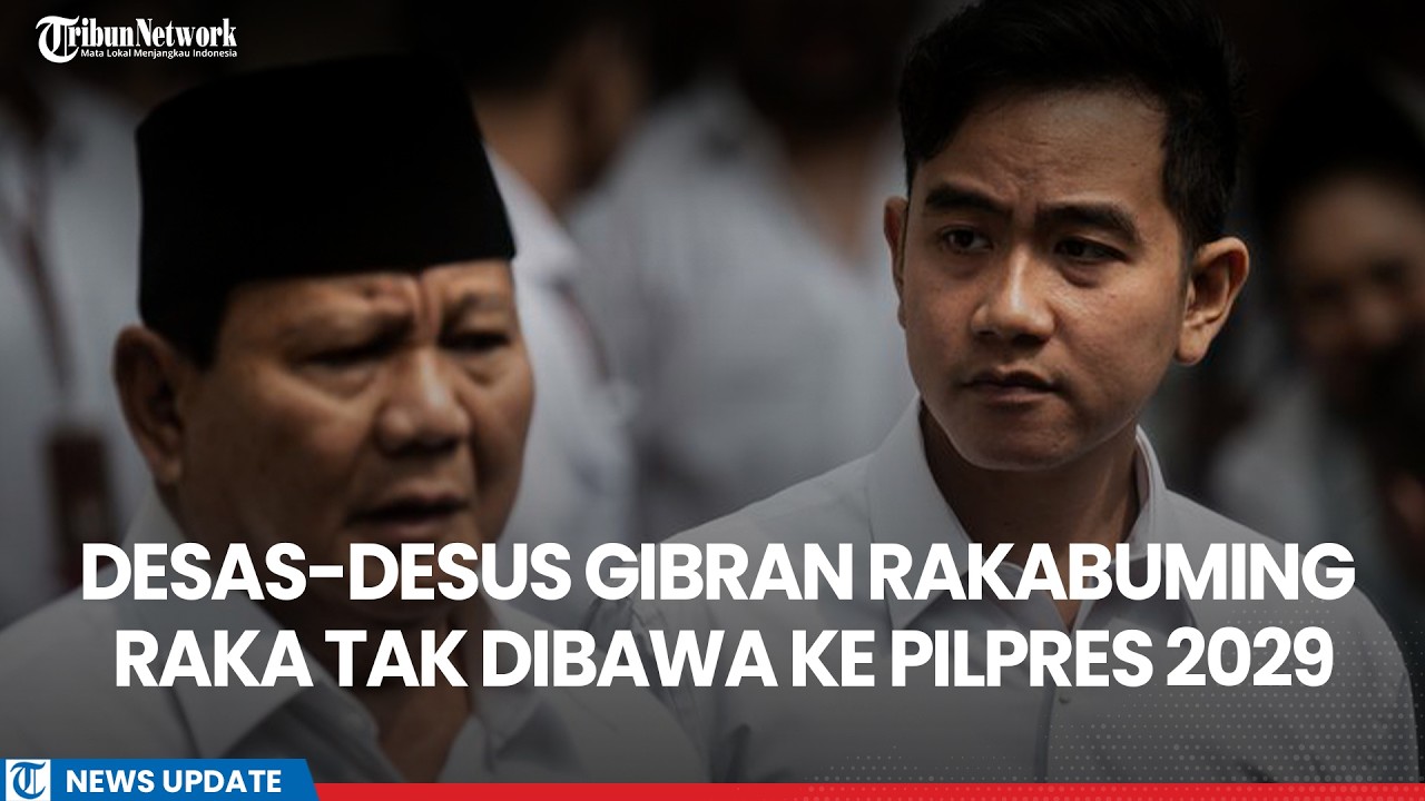 Desas-desus Gibran Rakabuming Raka Tak Lagi Dibawa ke Pilpres 2029 Nanti, Jokowi: Biasa Saja