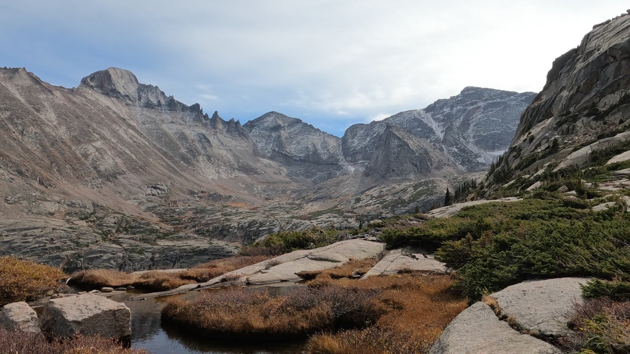 Glacier Gorge Lakes - Mills, Black, Frozen, Blue, Shelf, and Solitude, Rocky Mountain Nat Park