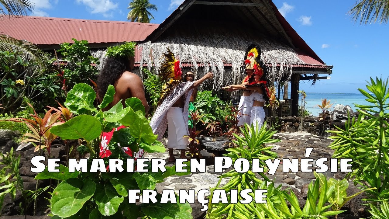 Mariage en Polynésie Française au Tiki Village - Moorea , Tahiti