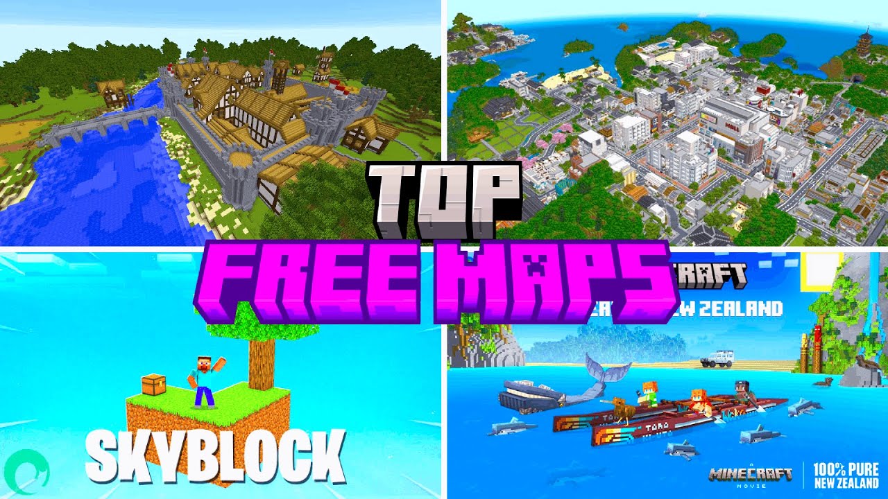 ЛУЧШИЕ БЕСПЛАТНЫЕ МИРЫ Minecraft Marketplace! (Карты)