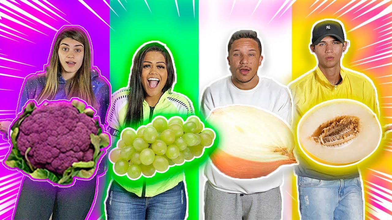 QUEM COME MAIS COMIDA COLORIDA 16 ??? SEMIFINAL 1  (CHALLENGE)