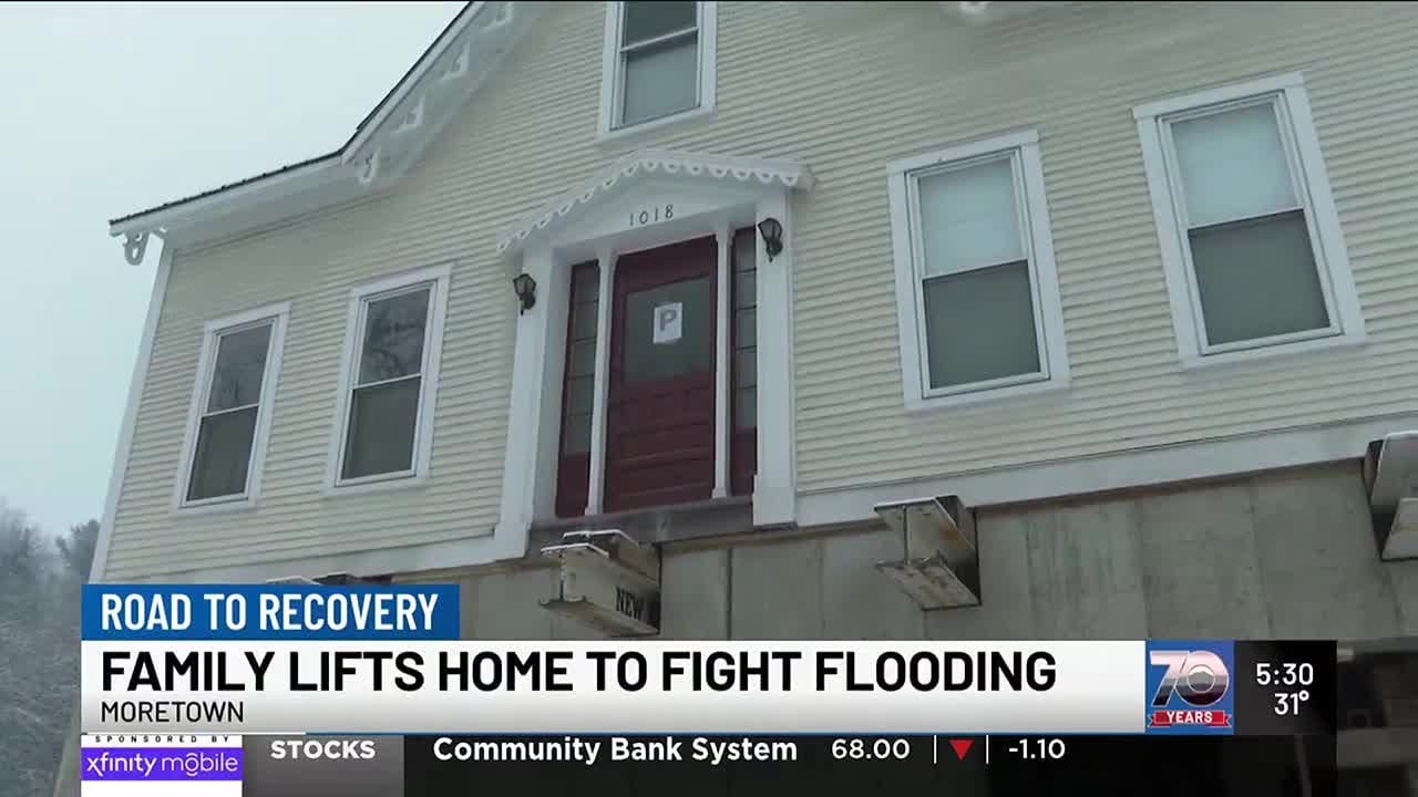 Mad River Valley family raises home to avoid the next flood