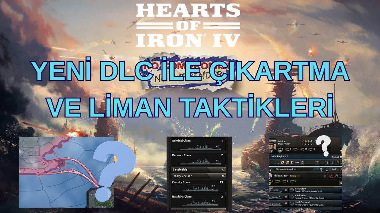 YENİ DLC ÇIKARTMA VE LİMAN SİSTEMİ - Hearts Of İron 4