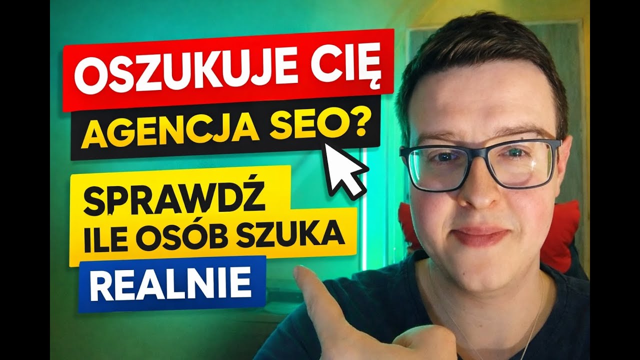 Jak sprawdzić, czy agencja SEO Cię nie oszukuje? Sprawdź REALNE wyszukiwania sł&oacute;w kluczowych