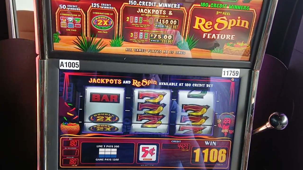Chili mania,  we hit 2nd spin, should we have walked?