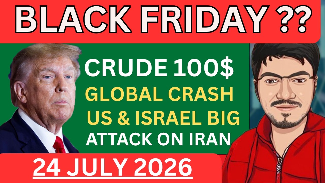 Nifty & Bank nifty prediction for tomorrow for Friday | Black Friday & BLOODBATH