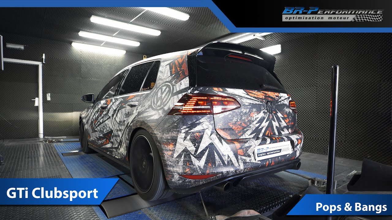 VW Golf GTi Clubsport Pops & Bangs By BR-Performance