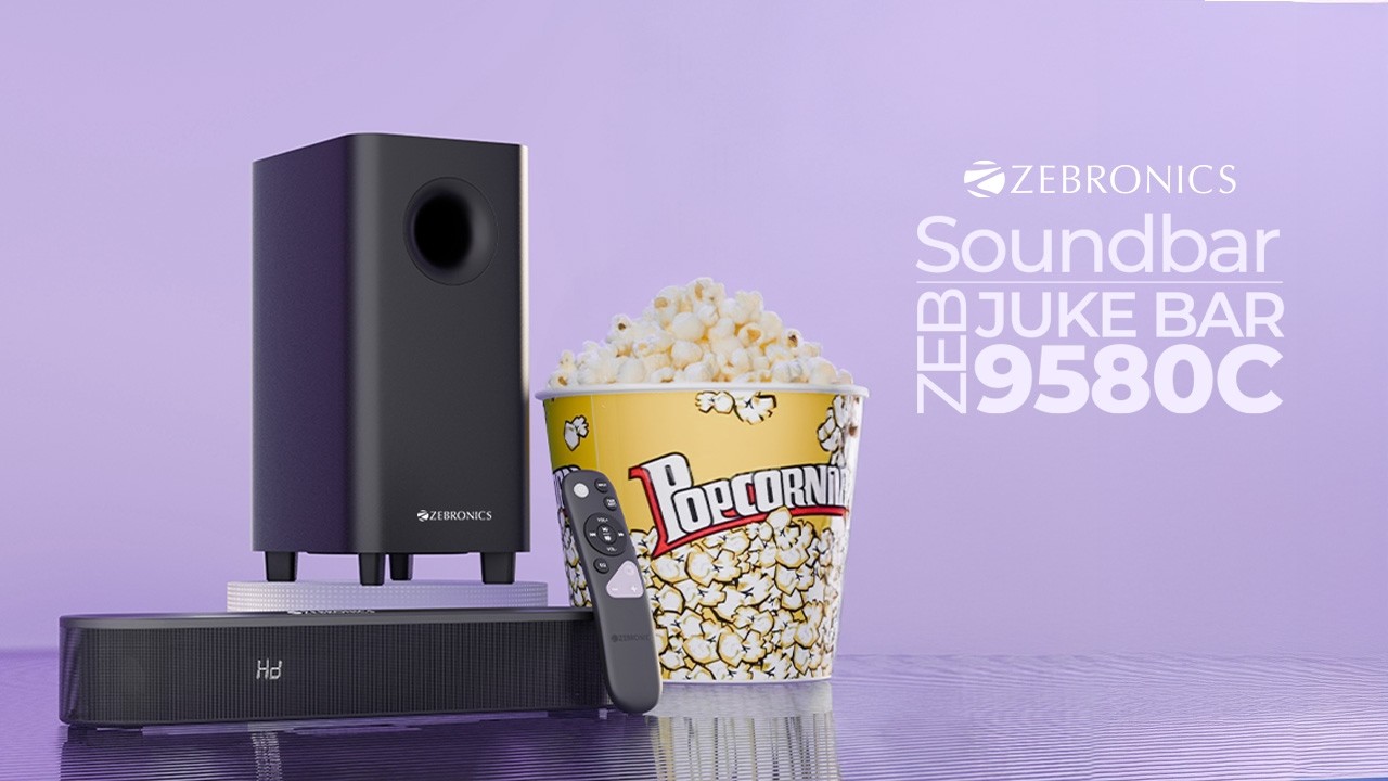 Zebronics Juke Bar 9580C | Dolby Atmos Compact Soundbar