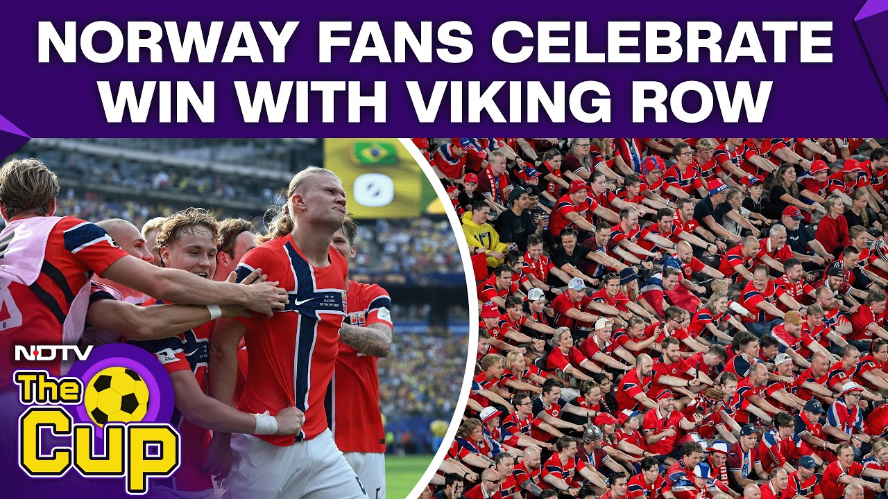Brazil Vs Norway | Elated Norway Fans Celebrate Clinching Last Eight Spot With The 