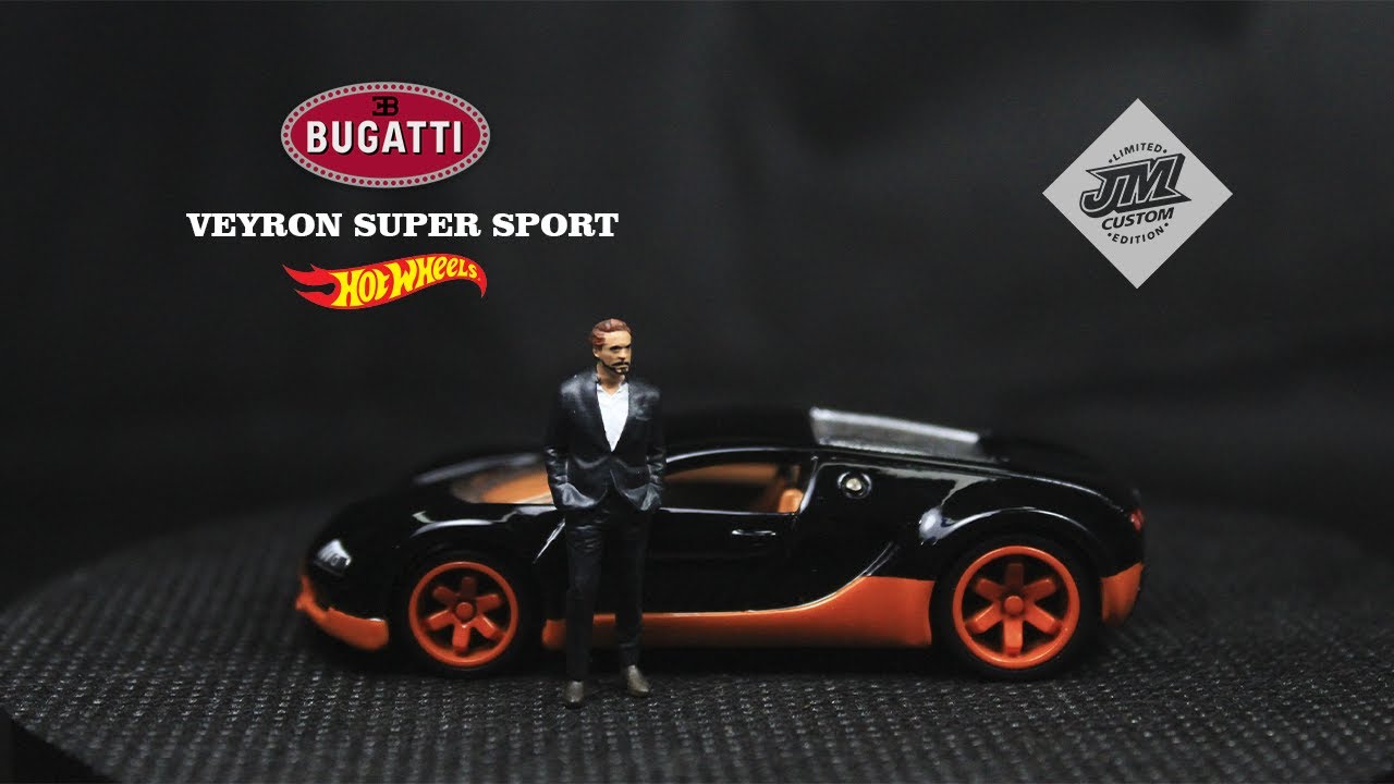 Bugatti Veyron Super Sport Hot Wheels Custom First Edition | JMCUSTOM64