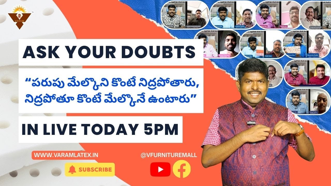 Join Live with V. Rama Mohana Rao - Clear All Your Doubts In Live Today 15th March at 5pm