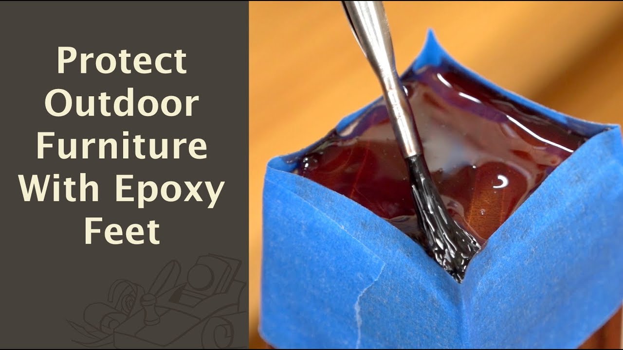 Protect Outdoor Furniture With Epoxy Feet!