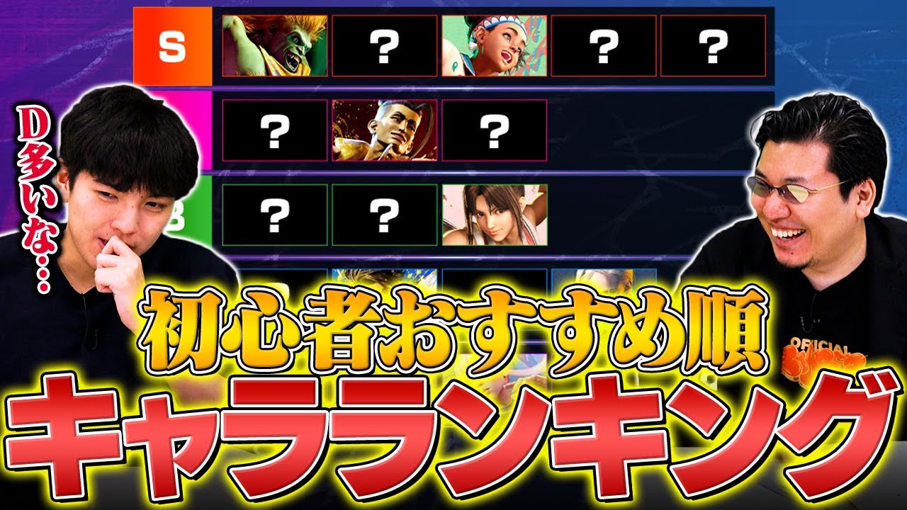 【高木選手ver.】Year3最新版！初心者おすすめキャラランキング【ストリートファイター6/SF6】