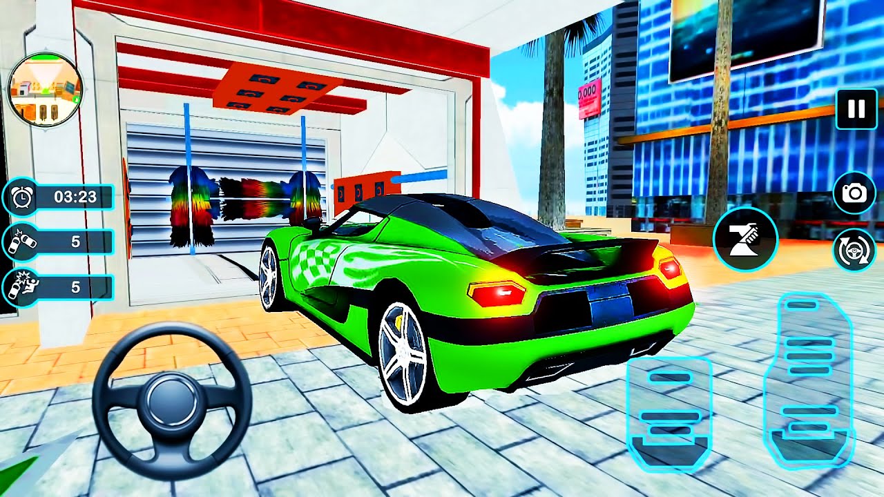 Car Wash Garage Service Workshop - New SUV Sport Car Gas Service Simulator - Android GamePlay #6