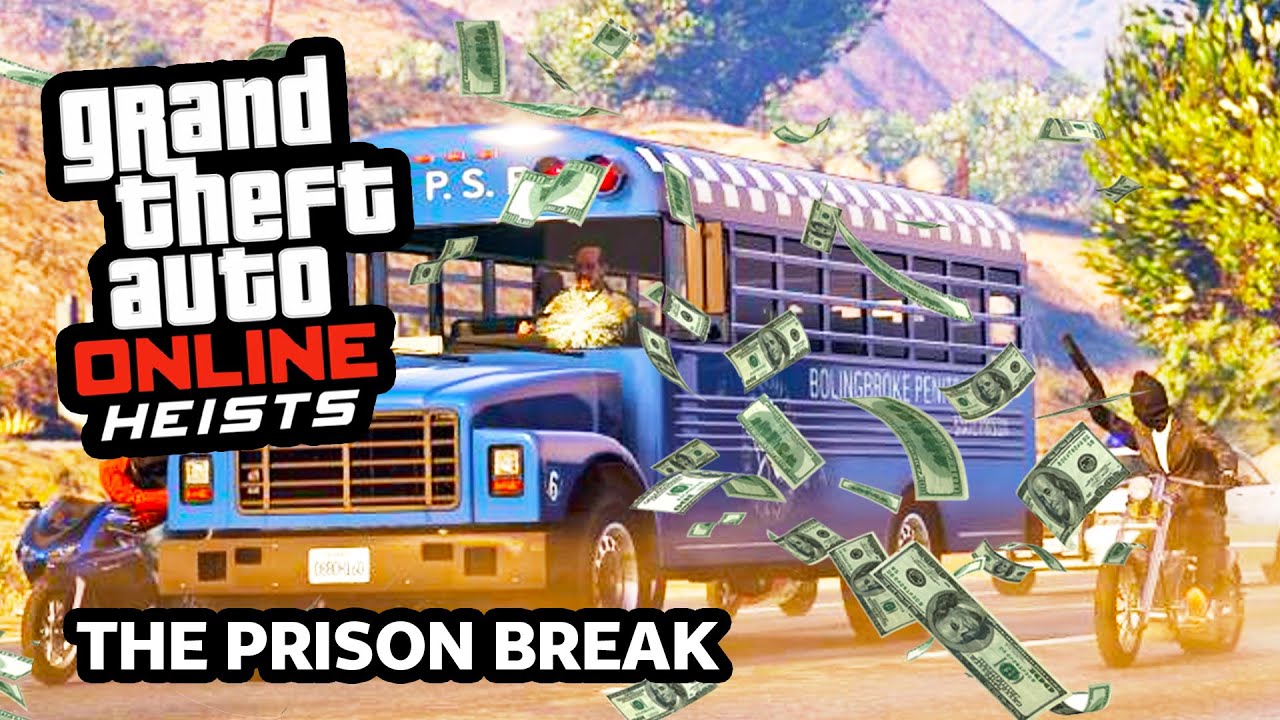 GTA 5 Heist Online Gameplay THE PRISON BREAK Heist! (GTA 5 Online Heist DLC Update Gameplay)