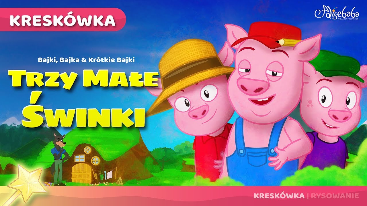 Trzy Małe Świnki | Bajki po Polsku | Bajka i opowiadania na Dobranoc | Kresk&oacute;wka