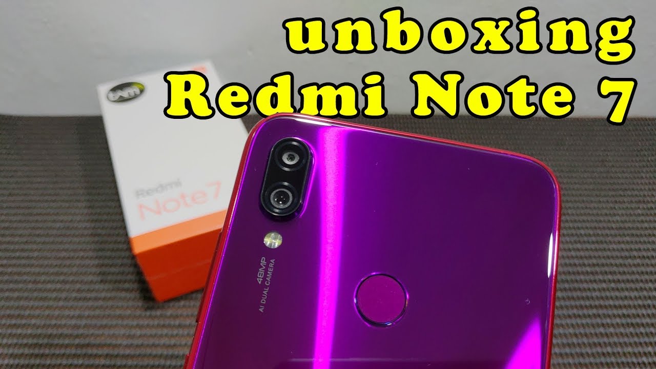 BARU UNBOXING, Ketemu 2 Kekurangan Redmi Note 7 Indonesia. Yakin Mau Beli ?
