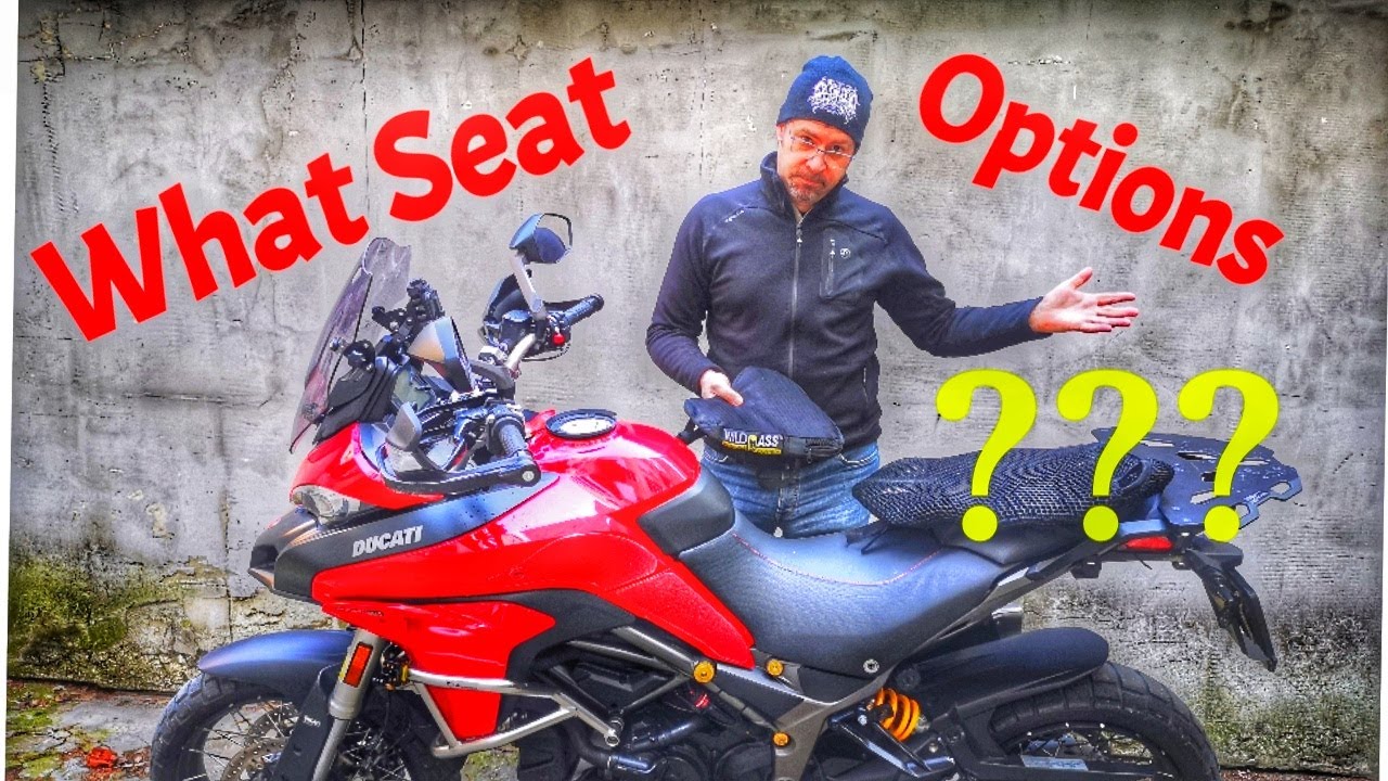 Multistrada 950 - Seat options & more... #comfort motovlog air cushion