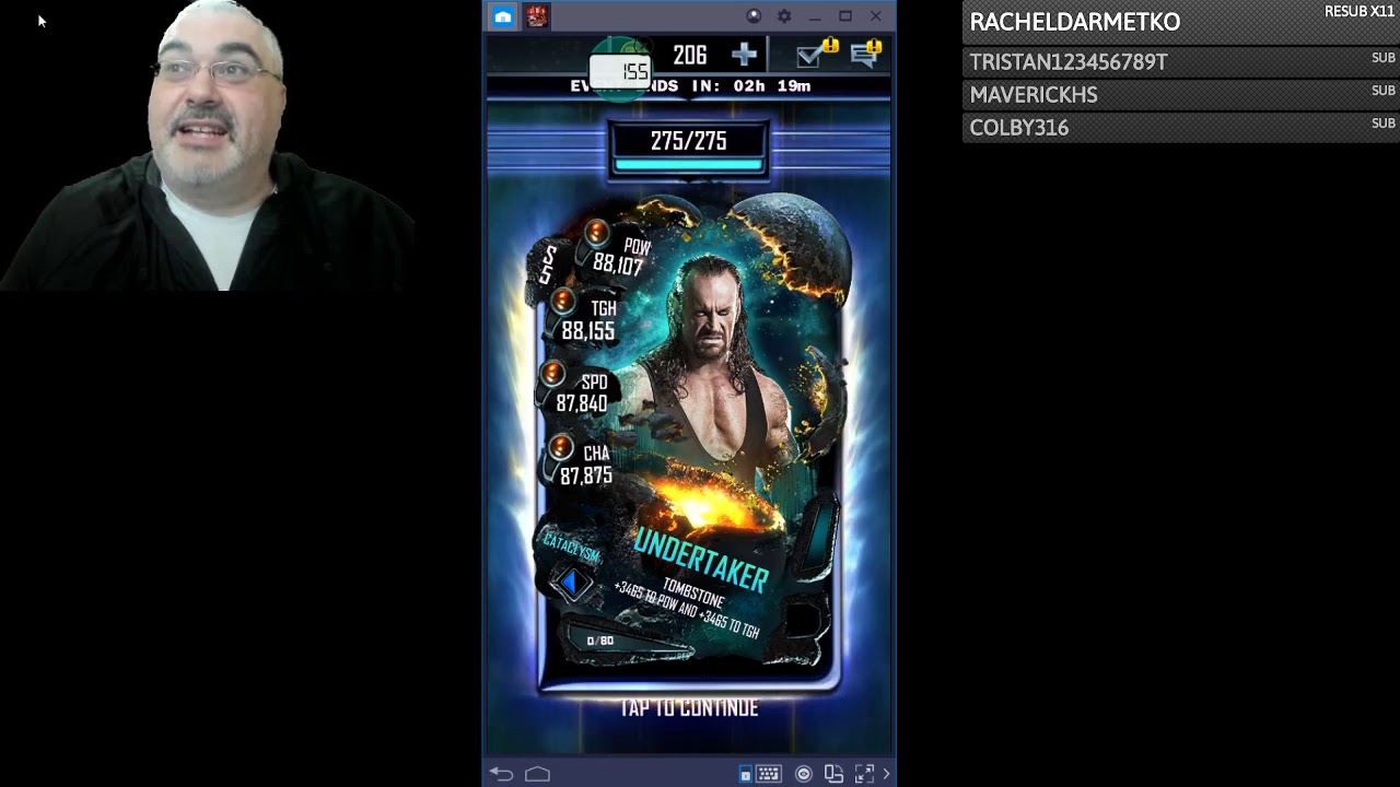 Road To Glory : Cataclysm Undertaker Results - WWE Supercard - F2P