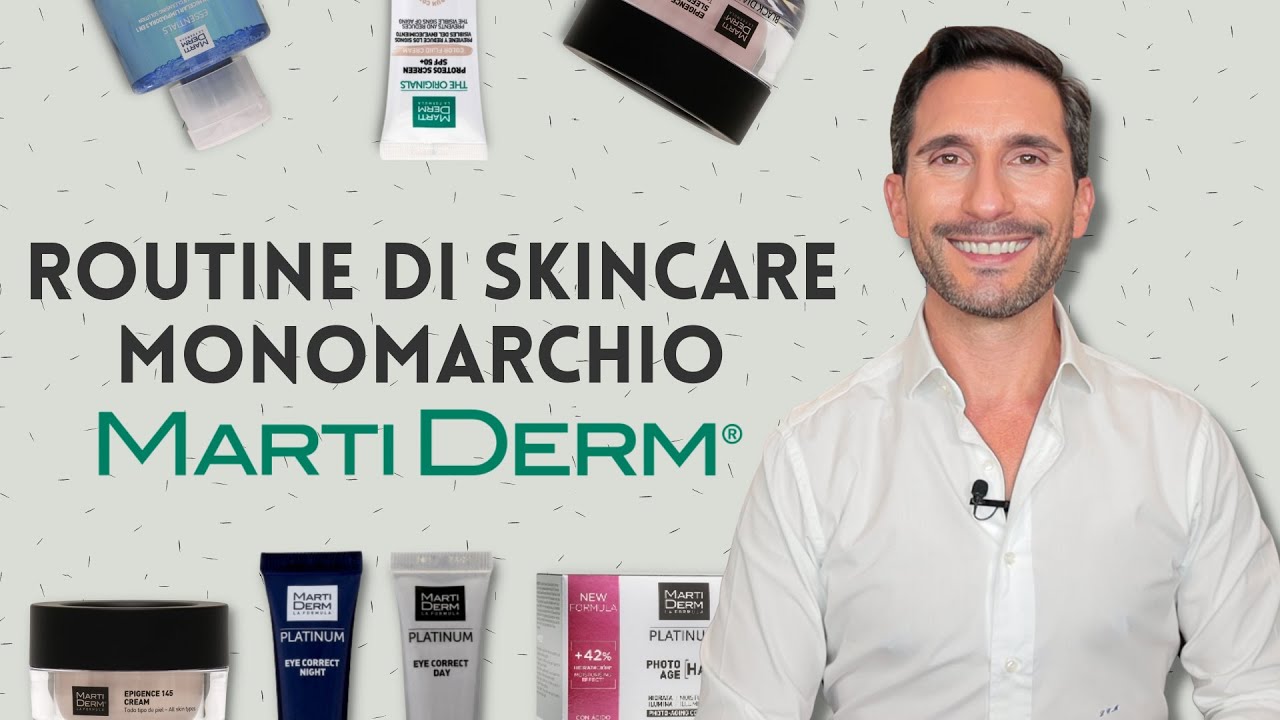 ROUTINE DI SKINCARE MONOMARCHIO CON MARTIDERM