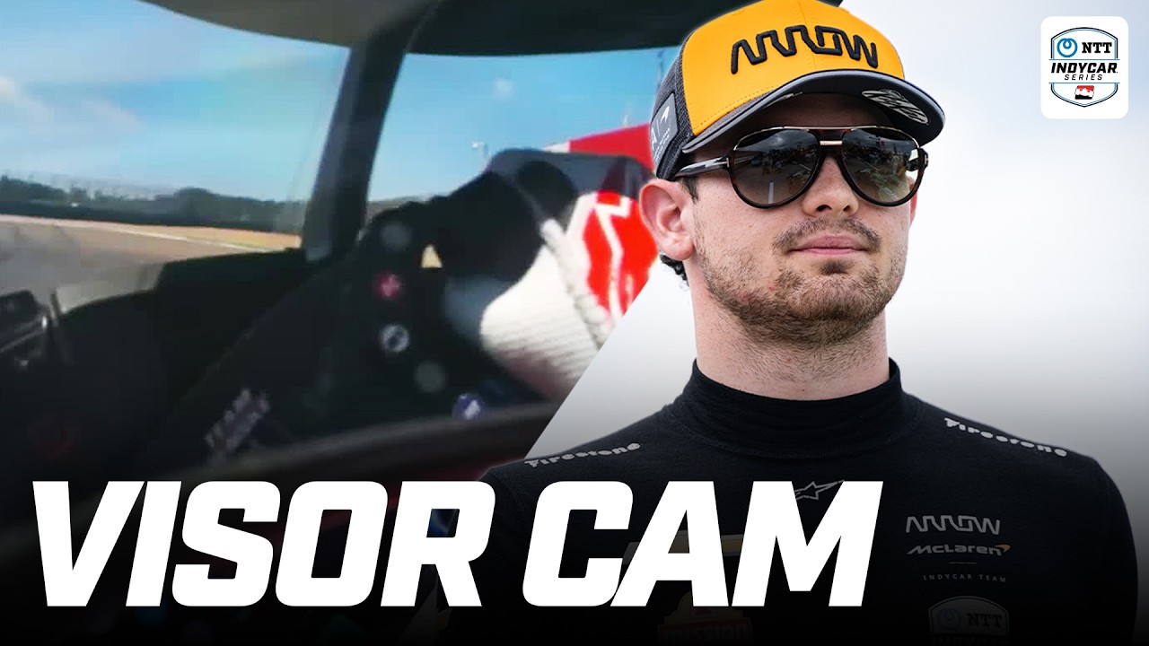 😮 HELMET CAM! Josef Newgarden & Pato O'Ward | 2025 INDYCAR at Laguna Seca