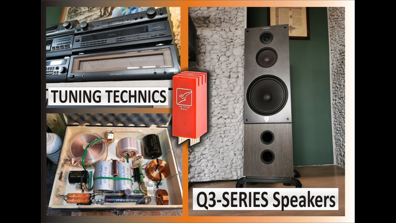 Kolumny Wilk-Audio-Projekt czyli QS-3 Series oraz tuning wzmacniacza Technics 1000 MK2