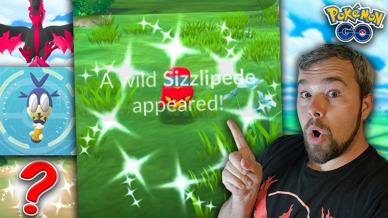 Bug Out Event Shiny Sizzlipede Hunt! (Pokémon GO)