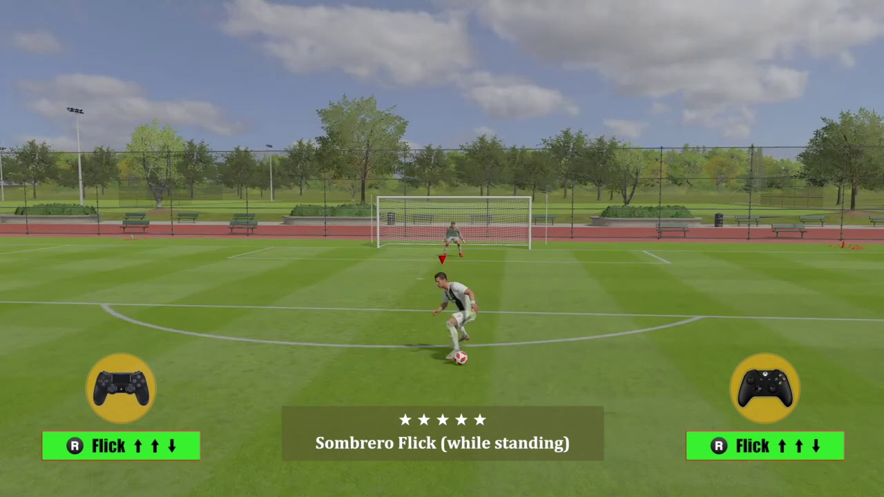FIFA 19 SKILL MOVES | Sombrero Flick (while standing) | 5 Star Move