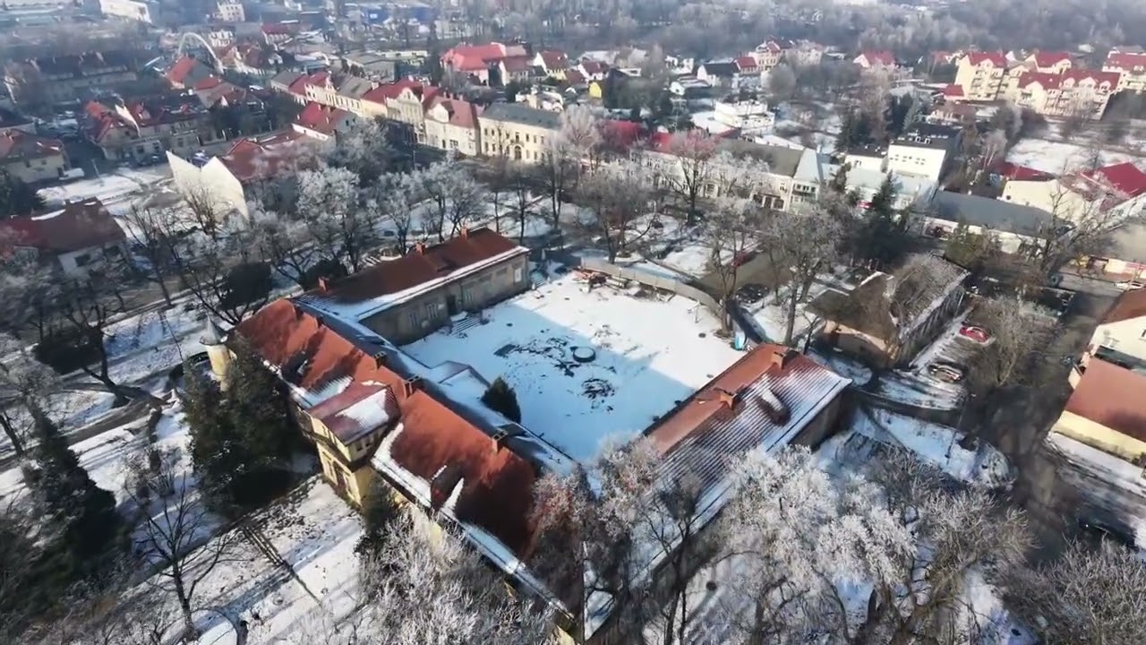 Park miejski w Andrychowie - styczeń 2026