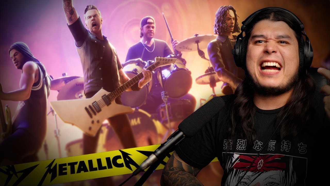 METALERO REACCIONA AL CONCIERTO DE METALLICA EN FORTNITE