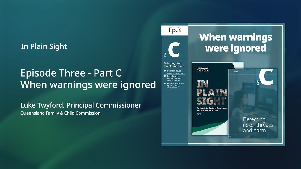 In Plain Sight - Episode Three - When warnings were ignored Part A